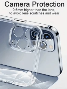 Premium Ultra-Thin Soft TPU Protective Case With Clear Back Compatible With Apple - Clear - View 6