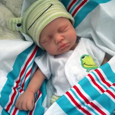Mire&Mire 12 Inch Full Body Soft Silicone Reborn Doll, DIY Changeable Outfit, Realistic Newborn Baby Doll, Suitable As Gift/Christmas/Easter, Silicone Baby Doll, Reborn Doll, Silicone Infant, Reborn Baby, Silicone Baby Doll