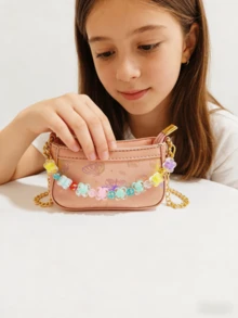 Kids New Butterfly Crossbody Bag, Girls Small Bag Crossbody, Holiday Gift, Fashion Princess Coin Purse, Cute Bag, Gold/Silver Small Bag - Multicolor - View 9
