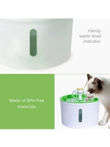 1.6升/54盎司自动宠物饮水机，运行安静，包含1个滤芯，水位指示器，易于清洁，适合多宠物家庭 - 1.6升 - 查看 4