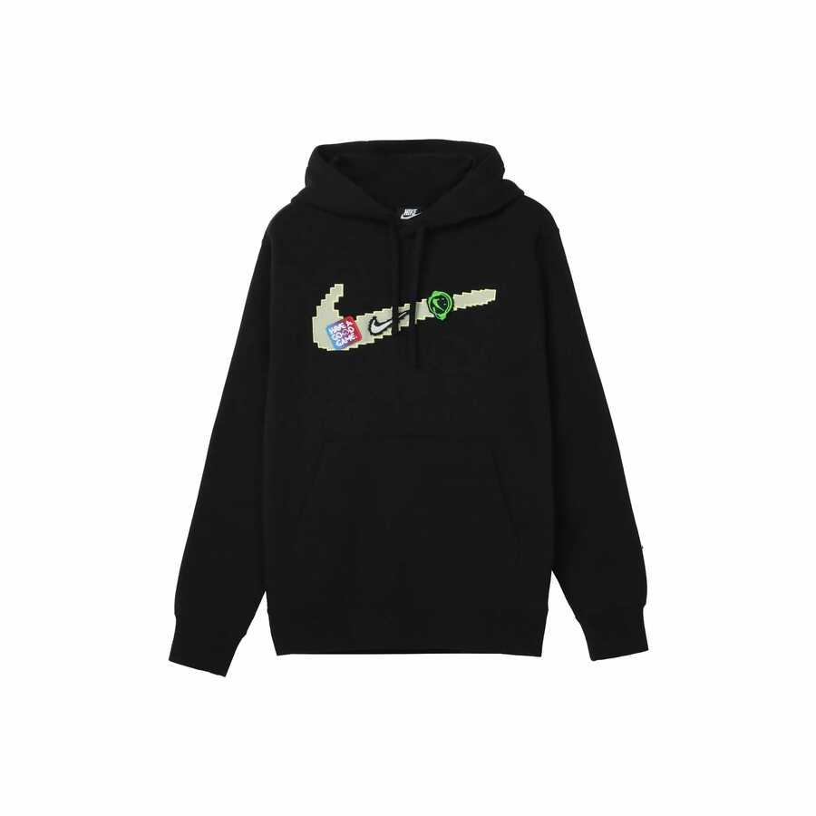 Sudadera deportiva informal con capucha Nike Sportswear Club Fleece para hombre, color negro - Negro - Ver 1