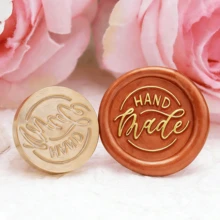 BAOFALI 1 đầu con dấu sáp họa tiết hoa (không kèm cán) - Con dấu sáp hình lá - Con dấu sáp hình cây cỏ - Con dấu sáp hoa dại cho thiệp mời đám cưới - Con dấu sáp đóng gói quà tặng - Một cỡ - Xem 13