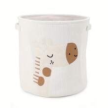 1pc Cartoon Pattern Diaper Paper Diaper Basket, Large Capacity Laundry Basket, Diaper Paper Diaper Storage Basket - Multicolor - View 11