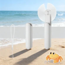 1个1200mAh手持小风扇高速小型气炮USB充电便携式小型桌面电风扇涡轮大风力可折叠移动电源USB促销公司活动实用奖品展览定制创意礼品 - 1pcs 1200mah - 查看 13