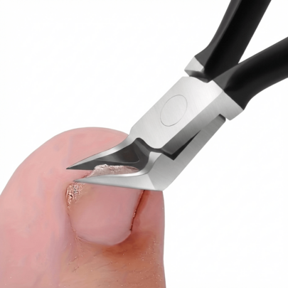 LUSLUKING Stainless Steel Professional Podiatrist Nail Clippers Suitable For Ingrown Or Thick Nails Trimming Pedicure Nail Clipper