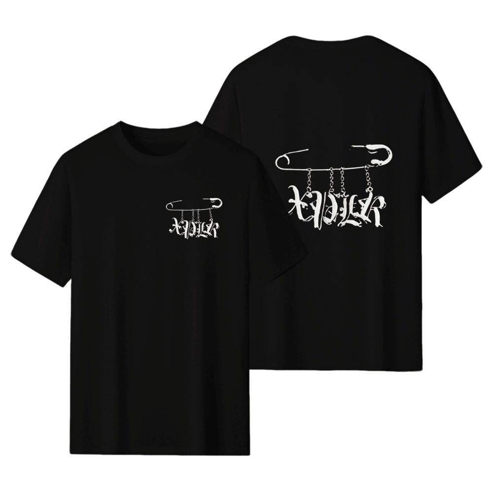 SamS And ColbyS Punk Pin Merch Short Sleeved T-Shirts For Men And Women, Pullovers, Round Neck Sportswear, Casual Wear - 黑色 - 查看 7