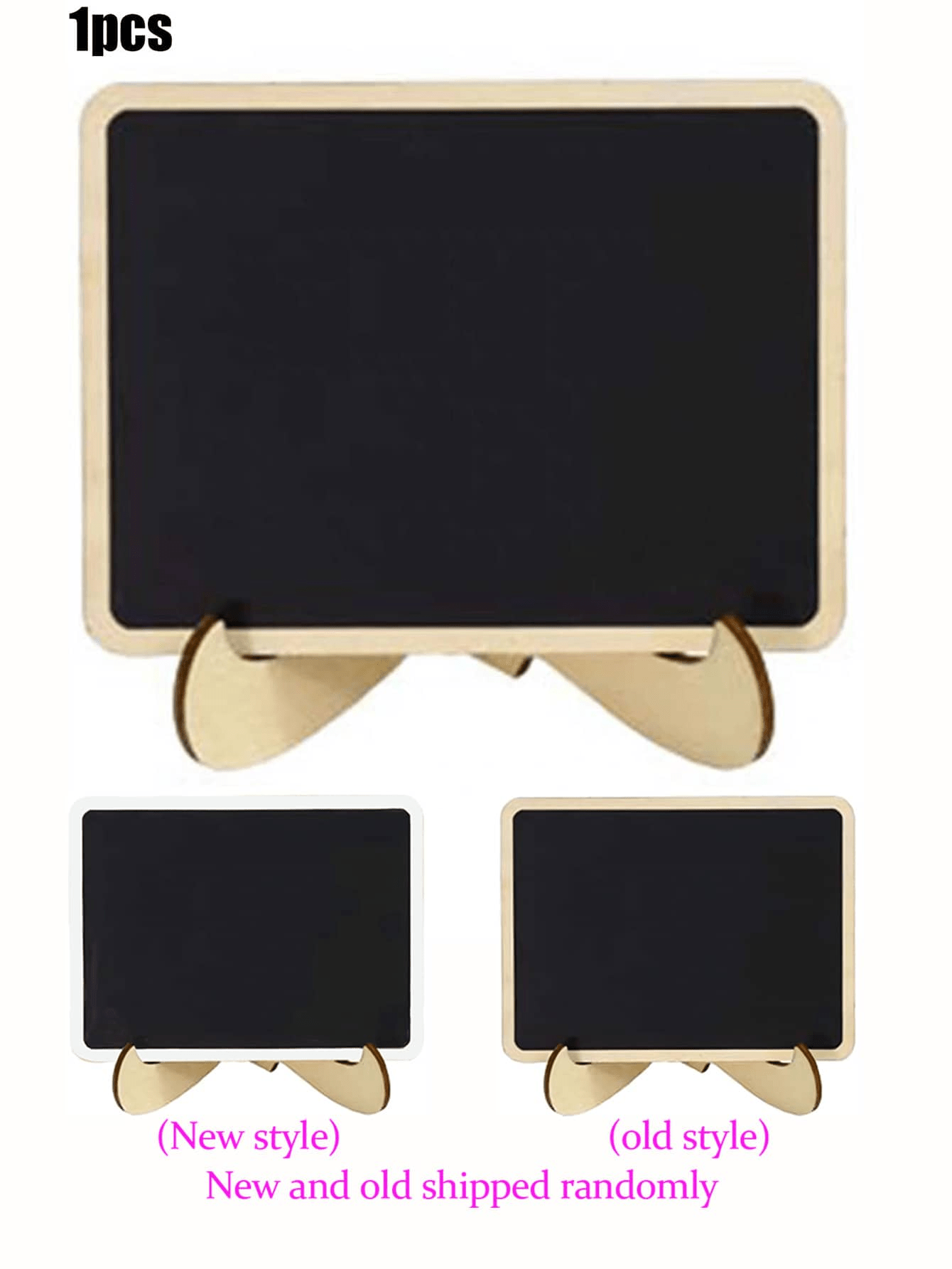 1pc/5pcs/10pcs/20pcs Mini Blackboard Display Panel Decoration, Home Decoration Logo, Mini Message Wedding Table Number Plate, Small Blackboard Label, Rural Party Decoration, Repeatable Writing Information Plate, With Desktop Stand, Suitable For Wedding Seat Arrangement, Event Styling, DIY Name Identification - Multicolor - View 18