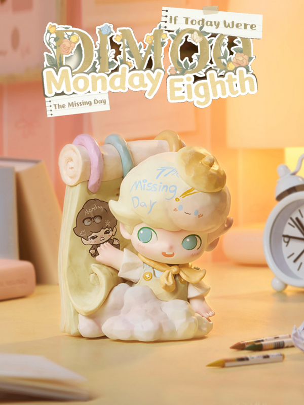 POP MART DIMOO "If Today Is Monday – The Missing Day" Series Collectible Figure, Featuring Cozy Homewear-Inspired Design And Soft Everyday Aesthetic, Expressing Daily Mood And Quiet Moments Through Cute And Artistic Styling, Ideal For Desk, Bookshelf Or Home Office Display, Perfect For Collection Display And Creative Photography Scenes, Charming Collectible For DIMOO Fans And Art Figure Collectors, Ideal Gift For Girlfriend, Boyfriend Or Partner, A Thoughtful Choice For Birthdays, Christmas, Valentine's Day And Friendship Gifts