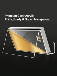 办公桌亚克力名片架，透明塑料桌面名片展示架，名片夹，名片架，亚克力名片展示架 - 彩色 - 查看 5