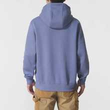 Nike Club Thermal-Lined Hooded Knit Sweatshirt For Men, Blue - 藍色 - 查看 4