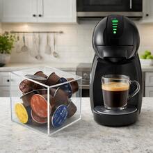 Transparent Acrylic Coffee Capsule Holder Organizer - Transparente - Ver 6