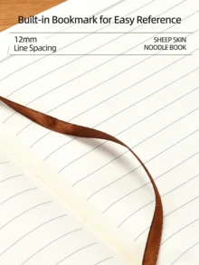 A5 Ultra-Thick Notebook With 360 Pages, Premium Eye-Friendly Paper, Soft Cover, Water-Resistant, Personalized, English Text, Includes Sticky Notes - Ideal For School And Office Use - C-xanh - Xem 4