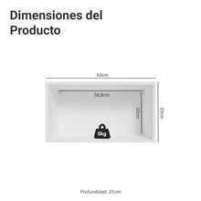 Alacena Gabinete Superior Cocina Madesa Vik 60cm BV 01 - Blanco y Verde - Ver 2