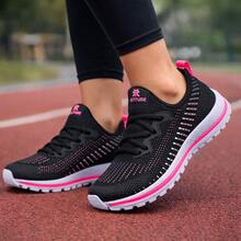 Women's Sports Tennis Walking Running Gym - Black - View 1