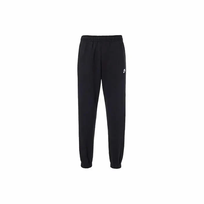 Nike Sportswear Club Fleece Logo鬆緊腰束腳長款運動長褲 男款 黑色 - 黑色 - 查看 1