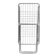 tendedero Plegable metálico, 20 Metros Espacio de tendido, Soporte para Tender Ropa, Patas Antideslizantes (Plateado, 52 x 102cm) - Blanco - Ver 6