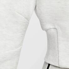 Nike Logo Letter Knit Pullover Sweatshirt, Long-Sleeved, Solid Color, Stand Collar, Warm, Light Gray. - Light Grey - View 5