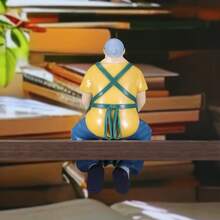 Mô hình nhân vật hành động Sakamoto trong anime, tượng trang trí bàn làm việc, quà tặng nhỏ sưu tầm, thích hợp cho Halloween, Giáng sinh. - Nhiều màu - Xem 5