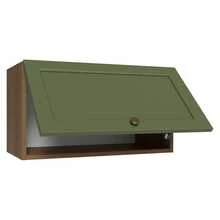 Alacena Gabinete Superior Cocina Madesa Vik 60cm MV 01 - Marrón y Verde - Ver 7