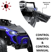Joykoo Montable Electrico para Niños UVT-001 Luz y Sonido Control Remoto Conexión USB y Bluetooth 12v - Azul - Ver 2