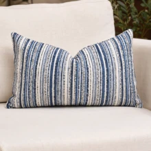 1 buc. Față de pernă pătrată cu textură bouclée decorativă de lux, potrivită pentru canapea, living, dormitor, casă la țară, poate fi folosită și ca și cadou, fără inserție de pernă - Albastru-Bej - Vizualizare 4