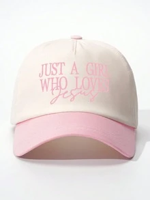 1pc Women's "Just A Girl Who Loves" Letter Embroidered Baseball Cap, Casual Street Fashion Hat For Spring, Autumn, Travel, Beach - Multicolor - View 16