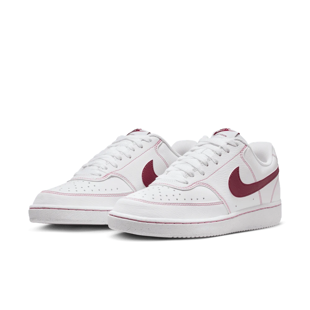 Nike Court Vision 馬年CNY新年款 舒適柔軟 板鞋 女款 IO9552-100 - 白色 - 查看 1