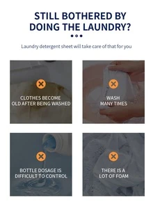 【纳米浓缩】全溶解洗衣泡腾片 | 强效去污，适用于洗衣机 - 固體 - 查看 5
