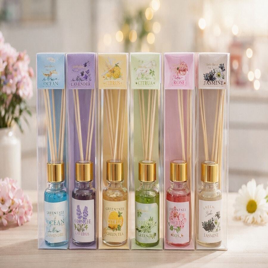 Haus und Küche / Produkte für dekorative Zwecke / Neue Möglichkeiten für die Hausdekoration / Dyfuzory trzcinowe, olejki i akcesoria / Zestawy dyfuzorów zapachowego - KX-0091/30 ml/ zufälliger Duft - Übersicht 1