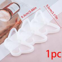 1pc Butterfly Shaped Resin Earring Mold With Holes, Suitable For DIY Pendant And Necklace Earring Making, And Round & Oval Silicone Keychain Mold - Clear - View 15