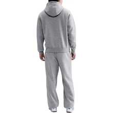 Nike Club 加絨套頭連帽針織保暖衛衣 男款 灰色 - 灰色 - 查看 3