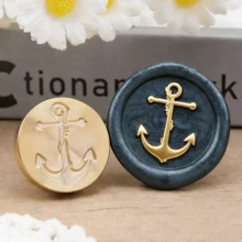 BAOFALI 1 đầu con dấu sáp họa tiết hoa (không kèm cán) - Con dấu sáp hình lá - Con dấu sáp hình cây cỏ - Con dấu sáp hoa dại cho thiệp mời đám cưới - Con dấu sáp đóng gói quà tặng - Một cỡ - Xem 15