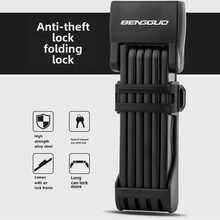 Folding Lock Bicycle Lock Combination Lock With Holder 2 Keys Motorcycles - A - View 4