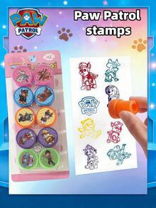 Paw Patrol 汪汪队立大功儿童成就印章套装。包含毛毛、阿奇、灰灰、路马、天天、珠珠、追踪犬、塔克、艾拉、雷克斯、野猫和自由女神等角色的课堂奖励印章，是教师的理想之选，也是生日派对礼物的绝佳选择。非常适合课堂使用，内含印泥、随机个性化趣味教师印章、评分办公用品以及小学作业奖励。 - 彩色 - 查看 1