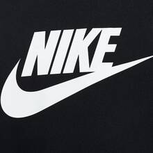 Nike Crew Neck Solid Color Warm Long-Sleeve Sweatshirt For Men, Black - Black - View 4