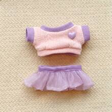 Cute Outfit Set Suitable For 6.69 Inch (About 15-17cm) Dolls, Fits 1st/2nd/3rd Generation Dolls, Birthday & Holiday Gift (Doll Not Included) - Star - View 9