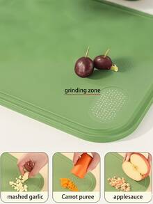1/3PCS Plastic Cutting Board Set Thickened Cutting Board Cutting Meat Board Kitchen Preparation Board Cooked Food, Raw Food Separation Household Fruit Cutting Board Preparation Board Plastic Cutting Board, Kitchen Supplies - Multicolor - View 7