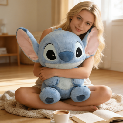17.71 Inch/45cm Cute Stitch Plush Doll, Anime Stitch Stuffed Doll, Soft Decor, Kawaii Pillow, Gift