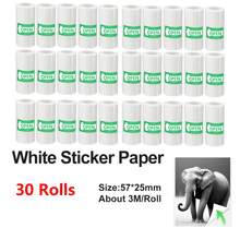 Sticker Printer Paper, Mini ThermalPrinter Paper, Inkless Print Papers For Most Mini Instant Camera, Photo Labels, For Photos, To-Do Lists - 57mm Width - View 17