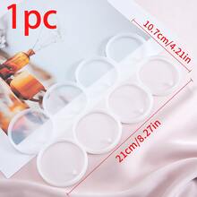 1pc Butterfly Shaped Resin Earring Mold With Holes, Suitable For DIY Pendant And Necklace Earring Making, And Round & Oval Silicone Keychain Mold - Clear - View 13