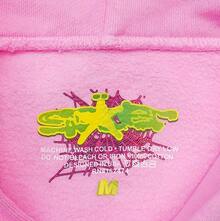 Sp5der Atlanta Printed Hoodie | Authentic Soft Fleece Premium Heavyweight Outerwear| Unisex For Both Men And Women | Casual Daily Layering Streetwear Outerwear - Hồng - Xem 6