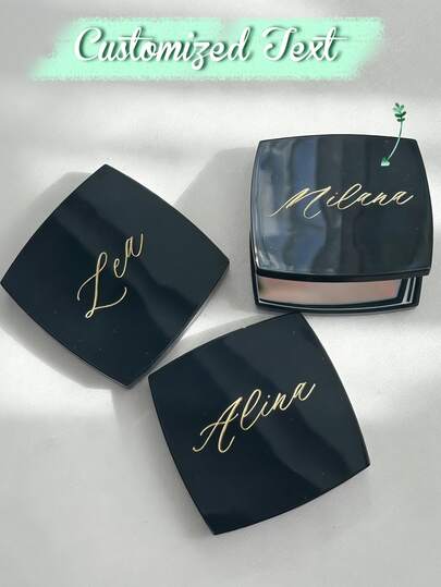 Personalized Pocket Makeup Mirror, Custom Black Square Compact Mirror, Engraved Pocket Makeup Mirror, Compact Mirror With Name Mirror With Name, Name Compact Mirror, Personalized Gifts, Mirrored Compact, Personalized Mirror, Engraved Mirror, Compact Mirror, Bridesmaids Gift, Pocket Mirror, Pocket Makeup Mirror, Makeup Mirror, Compact Mirrors