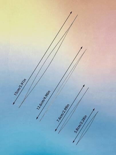 5pcs/Set Beaded Curved Needles, Suitable For DIY Beginner Jewelry Making Tools For Bracelets, Necklaces