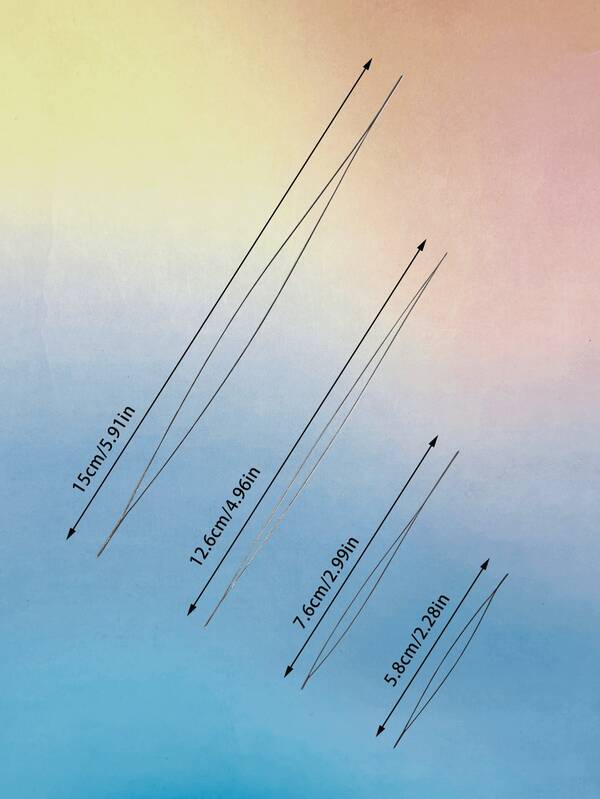 5pcs/Set Beaded Curved Needles, Suitable For DIY Beginner Jewelry Making Tools For Bracelets, Necklaces