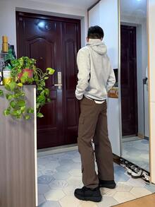 Nike Sportswear Tech Fleece WINDRUNNER風行者係列 連帽純色舒適時尚夾克外套 男款 灰色 - 灰色 - 查看 9