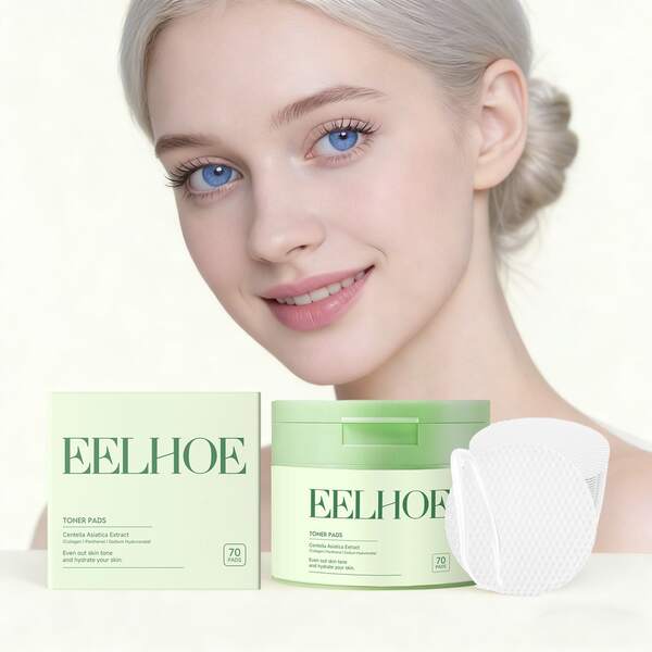 1 Box/2 Boxes 70 Pads/Box Brightening & Moisturizing Facial Cleansing Pads, Daily Hydrating & Gentle Care, 2-In-1 Cleansing & Moisturizing, Brightens Complexion, Improves Dryness, Roughness & Dullness, Smoothens Skin Texture, Long-Lasting Hydration, Nourishes Soft & Radiant Skin, Suitable For Sensitive & Acne-Prone Skin, Easy To Use At Home Or Travel, Great Christmas/New Year Gift For Women, Mothers, Wives, Sisters, Girlfriends