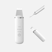 SOKANY Ultrasonic Facial Cleanser With Blackhead Removal Function, One-Touch Start, 3 Speed Settings, Compact And Portable. High-Frequency Vibration Deep Cleans Skin, 3D Head Fits Facial Contour, No Dead Angles. Unisex, Suitable For Blackhead Removal. - White - View 9