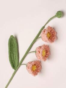 1朵钩编铃兰花，钩编花朵，感恩节礼物，圣诞节礼物，客厅卧室装饰，情人节礼物，教师节礼物，送给她的礼物 - 鈴蘭花 - 查看 8