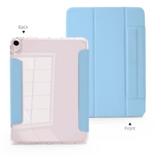 适用于 iPad/iPad Air/iPad Pro 系列的亚克力保护壳，带笔槽，多种颜色可选，内置笔槽，防摔防弯折，轻巧设计，精准开孔，无额外孔洞 - 灰色 - 查看 7