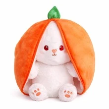 Surprise Plush Rabbit Carrot Easter Bunny Children's Toy Decorative Plush Toy - 橘色 - 查看 8